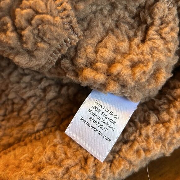 Goods for life SO cropped zipper jacket Sz XS brown - Picture 7 of 7